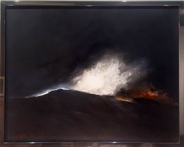 Painting, Vague Nocturne, Nicolas Fropo de Habart