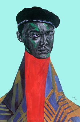 Painting, Brotherhood 1, Ekele Francis