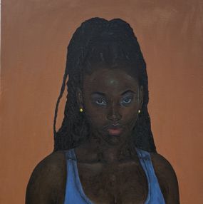 Painting, Black Beauty, Emmanuel Ojebola