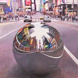 Print, Gicleé City's soul reflection NY 1, Miguel Guía