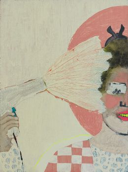 Painting, Les Échos du Silence BLA-BLA-BLA, Djénina Hagenburger