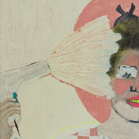 Painting, Les Échos du Silence BLA-BLA-BLA, Djénina Hagenburger