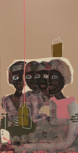 Painting, Dull Echoes, Djénina Hagenburger