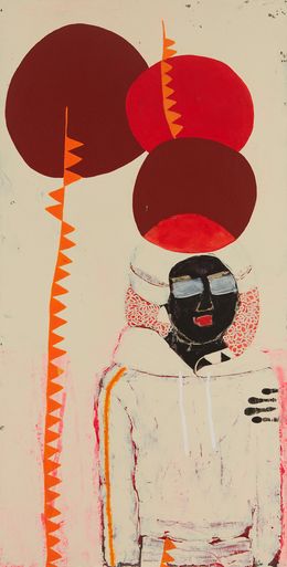 Painting, Punk Poetry, Djénina Hagenburger