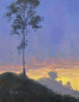 Painting, Sunset Silhouette, Timon Sloane