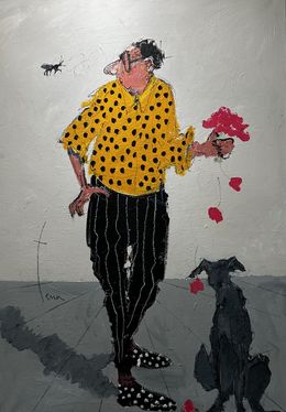 Painting, Il a peur de son ombre, Béatrice Terra
