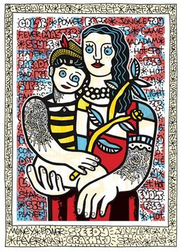 Print, La femme et l'enfant, Speedy Graphito