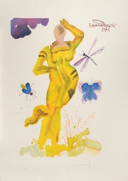 Print, Divine Erato, Salvador Dali
