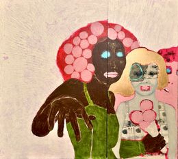 Painting, Frozen Hair, Djénina Hagenburger