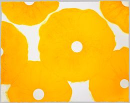 Print, Six Yellow Poppies, Donald Sultan