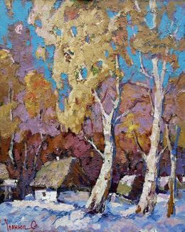 Painting, First snow, Ivanyuk Oleksiy