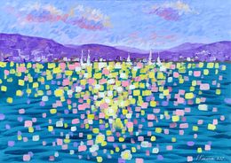 Painting, Cote d'Azur, Klimenko Olena