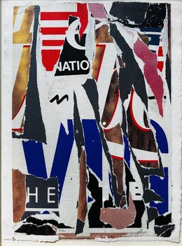Print, Sans titre, Jacques Villeglé