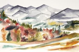 Painting, Autumnal No. 9, Elizabeth Becker