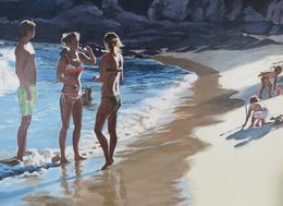 Painting, Arone 6 Personnages, Karine Bartoli