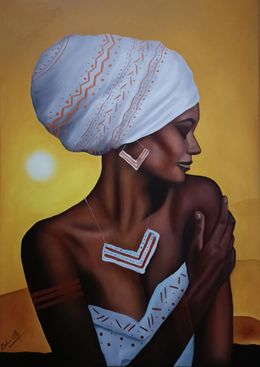 Painting, Africa Queen 1, Enrica Ciffo