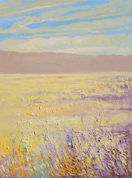 Painting, Yellow field, Tigran Mamikonyan