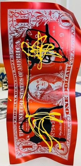 Sculpture, One Dollar Red Underground, Karl Lagasse