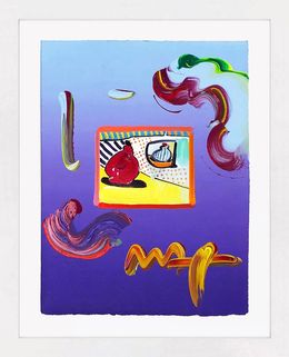 Painting, Still Life - Abstract Series (unique mixed media on paper), 2010, Peter Max