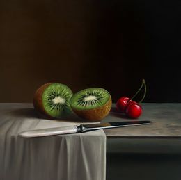 Painting, Kiwi & Cherry: A Juicy Story, Gevorg Sinanyan