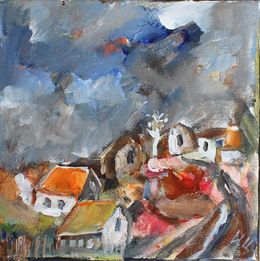 Painting, Selo P, Ivan Tzonev