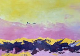 Painting, Dune Jaune, Patricia Pierre Gomez Baranda