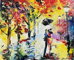 Painting, A Rainy Romance, Vahe Bagumyan