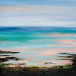 Painting, Beach Life, Sandy Shore, Amanda Horvath