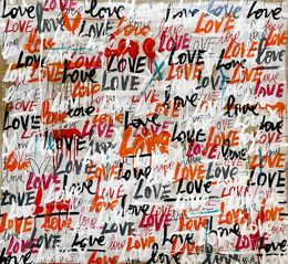 Painting, Street Love 43, Mercedes Lagunas