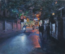 Painting, Série : Le soir - 8ème tableau, Zhen Hao He