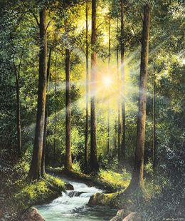 Painting, Forest Serenity, Sergey Miqayelyan