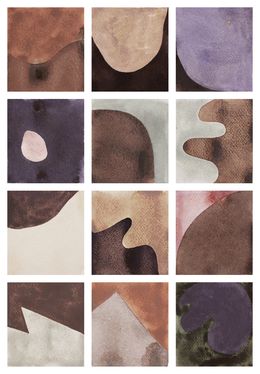 Painting, Contact color N°7 - Mocha mousse, Aurélie Trabaud