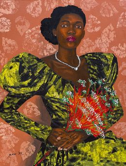 Painting, Blooming Serenity, Roseleen Labazacchy
