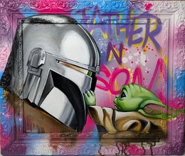 Painting, Father n' son, Cédric Lopez