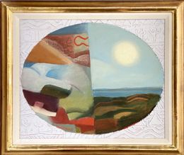 Painting, Ovale Mouvement, Max Papart