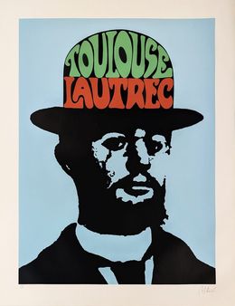 Print, Toulouse Lautrec (Blue), Peter Max
