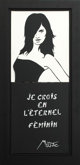 Painting, Je Crois En L'Eternel Féminin, Miss.Tic