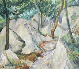 Painting, La forêt silencieuse, Yuan Tao Chen