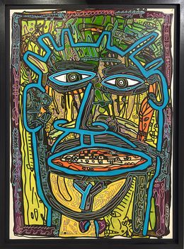 Painting, Il a une tête à passer à la télé, Robert Combas
