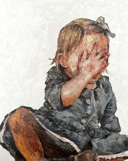 Painting, Something about childhood 4, Liubou Sas