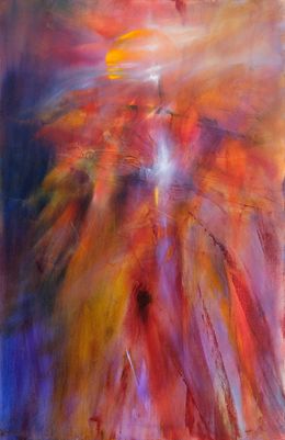 Painting, And there was light, Annette Schmucker