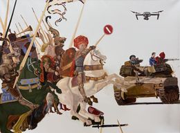 Painting, Now Future Battle, Su Yu