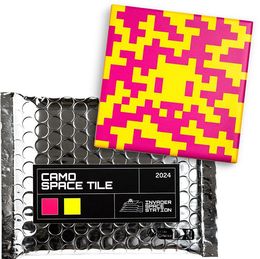 Design, Kit Camo Tile Yellow Ping, Invader