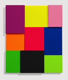 Painting, Color, Nine Times, Peter Halley