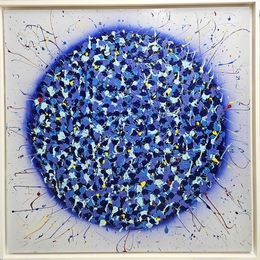 Painting, Blue Sun, Shelby