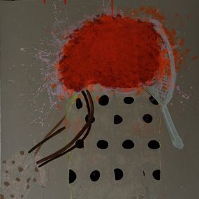Painting, Words have no state of mind. Neither their counterparts, Djénina Hagenburger