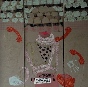 Painting, Words have no state of mind. Neither their counterparts II, Djénina Hagenburger