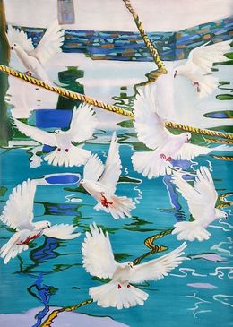 Painting, Summer reflections, Alexandra Djokic