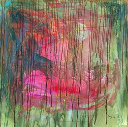 Painting, Sicario -21st Century, Contemporary Figurative, Colourful, Silhouette, Men Power, Orioye Samuel