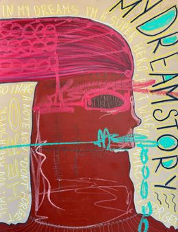 Painting, Super Hero, Lola Sergounine